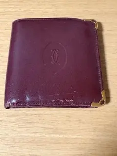 Cartier 二つ折り財布 バーガンディのサムネイル