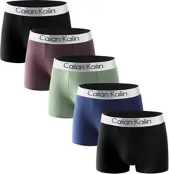 ボクサーパンツ メンズ 下着 5枚セット 吸水速乾 抗菌防臭 3D立体成型