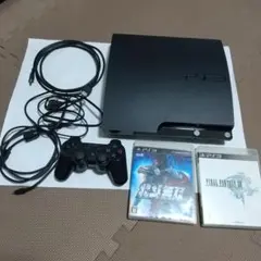 【動作確認済み】PS3 プレイステーション３ CECH2000A ソフト2本付き