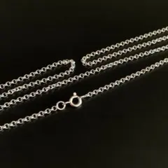 【期間限定】新品　シルバー925 50㎝ ロールチェーン silver　即購入〇