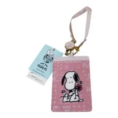 【匿名配送】アフタヌーンティー × スヌーピー パスケース ピンク
