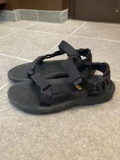 Teva テバ　ブラック サンダル　22cm 子供用　黒色