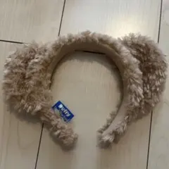 ディズニー ダッフィー ベージュ耳付きカチューシャ