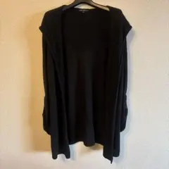 フード付きカーディガン