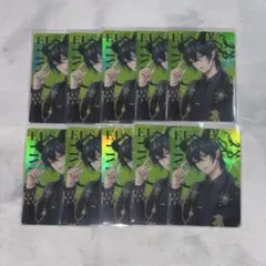 ツイステ　ブレイジングジュエル オーロラカード ポップアップ　マレウス　10枚