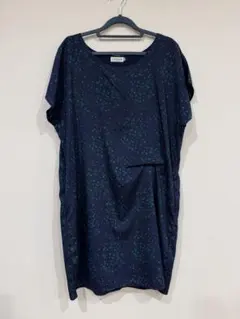 LEPSIM LOWRYS FARM 半袖ワンピース ネイビー Lサイズのサムネイル