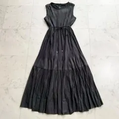 良品】ANAYI アナイ 強燃ボイルマルチフレアワンピース 22AW ロング丈 