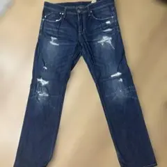 ヤヌーク　YANUK MICHEL 32 ダメージデニム