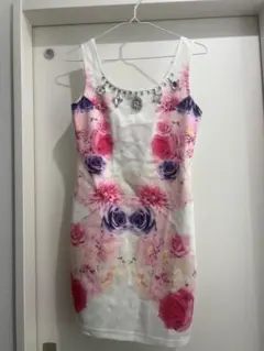 未使用 dazzy 花柄タイトミニドレス