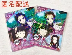 丸美屋 鬼滅の刃 オリジナルキラキラシール しのぶ&カナヲ&カナエ 2枚セット