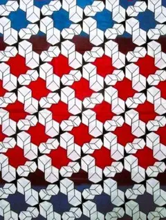 送料込み⑰Ｙアフリカンプリント＊パーニュ＊キテンゲ＊アフリカンバティック