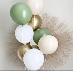 バルーン　ナチュラル　誕生日　飾り　風船　ハーフバースデー　くすみカラー　韓国