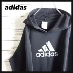 【超人気!!】adidas アディダス 国旗タグ 90s 　パーカー ブラック3