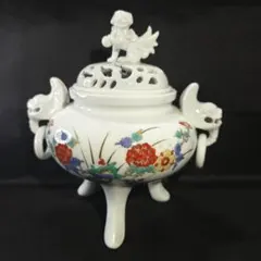 香炉/鍋島焼/有田焼/鍋島焼　香炉　大秀作/伊万里焼香炉 Yahoo!オークション -「鍋島焼 香炉」の落札相場・落札価格