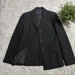 美品　三陽商会 HARTFORD ウール100% テーラードジャケット 黒 2