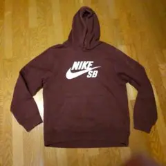【美品】Nike SB アイコン フーディ ナイトマルーン AJ9733-652