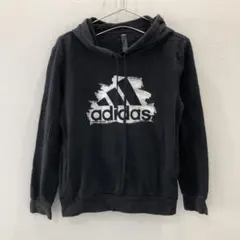 NV285 adidas 黒 フード付きパーカー メンズ L