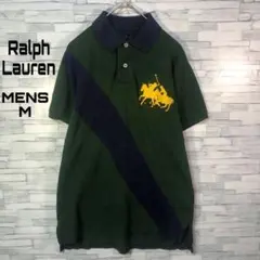 【ヴィンテージ】ラルフローレン　ポロシャツ　M 肉厚　BIGポロ×2