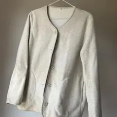 無印フリースカーディガン