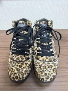 vans ヒョウ柄 レオパード　ハイカット スニーカー