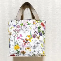 a　花柄ハンドバッグ　花柄トートバッグ