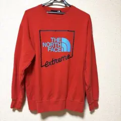 THE NORTH FACE トレーナー 赤 M 裏パイル スウェット レッド