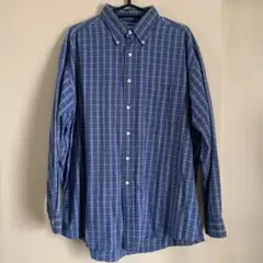 Brooks Brothers B.D. ボタンダウン 長袖チェックシャツ L
