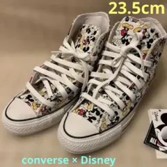 CONVERSE × Disney ハイカット　ミッキーマウス総柄　23.5cm