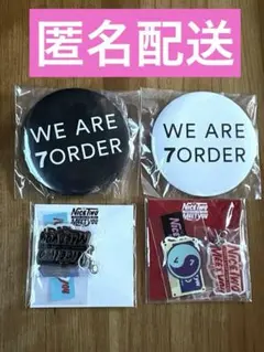 7ORDER LIVE 武者修行 ツアー グッズ チャーム&ステッカー 缶バッジ