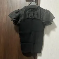 MISCH MASCH ニット カットソー ラウンドネック（ブラック）