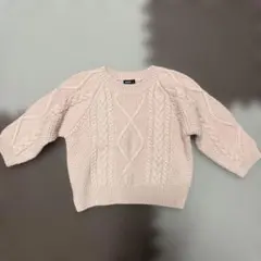 Aosta ピンク　ニット M