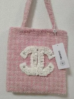 R*A様 CHANELツイードトートバッグVIPノベルティ ピンク R*A様 CHANELツイードトートバッグVIPノベルティ ピンク - メルカリ