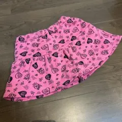 slap slip スカート　ピンク　裏起毛