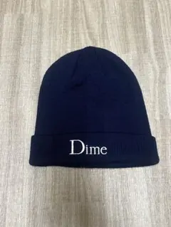 Dime ニット帽 ネイビー