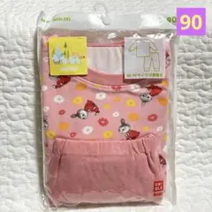 新品　ユニクロ　パジャマ(長袖)ムーミンコラボ　リトルミィ　花柄　90㎝
