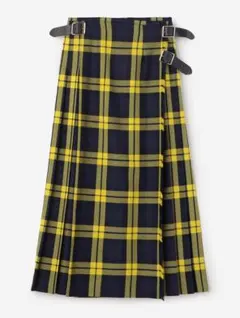 O'NEIL OF DUBLIN ウーステッドウール ロングキルトスカート 8