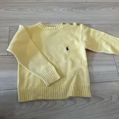 Ralph Lauren イエロー ニットセーター 2T/95センチ