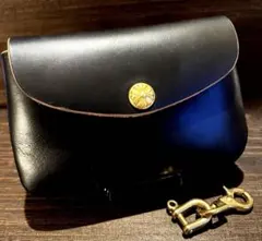 クロムエクセル 茶芯 マルチウォレット 真鍮 コンチョ ホーウィン