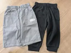 120サイズ　半ズボン&7分丈パンツ　セット
