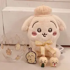 ちいかわ 東京みやげ コクーングラス　ハチワレ うさぎ 栗まんじゅう 3点セット ちいかわ 東京みやげ コクーングラス（ハチワレ） | ちいかわ