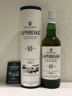 ラフロイグ10年 廃盤品 旧ラベル 1000ml 未開栓 新品・未使用 ラフロイグ 10年 700ml モルトウイスキー（旧ボトル） : 上方