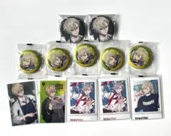 18TRIPエイトリ 久楽間潮 缶バッジ ぱしゃこれ クリアシート まとめ売り