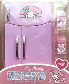 【新品】My Melody 冷蔵庫マルチボックスセット　リップクリームセット