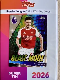 デクラン ライス Topps Merlin 直筆サイン レア！ デクラン・ライス 直筆サインカード 99枚限定アーセナル Declan