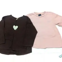 キッズ 長袖トレーナー 2点セット