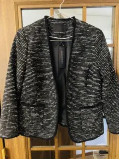 BANANA REPUBLIC ノーカラーツィードジャケット サイズ2
