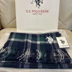 最終価格　新品　タグ付　U.S.POLO ASSN. マフラー　ウール100%