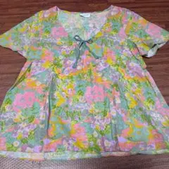 Jocomomola de Sybilla 花柄 半袖カットソーのサムネイル