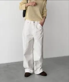 タグ付き新品)CANAL JEAN HARING クラシックタックパンツ - メルカリ