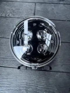 LEDヘッドライト スポーツスター用／モーターステージ製 　ブラック　車検対応 LEDヘッドライト スポーツスター用／モーターステージ製 ブラック 車検